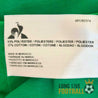 Étiquette de composition du maillot rétro ASSE 1975-76, fabriqué au Maroc