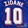 Flocage Zidane sur le maillot vintage de la France 98