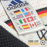 Etiquette du maillot de l'Allemagne 1998