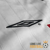 Logo Umbro brodé sur le maillot ASSE 2002/2003