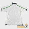 Dos du maillot extérieur ASSE 2002/2003, design blanc avec liserés verts