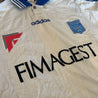 Maillot vintage de l'AJ Auxerre 1997/1998 vue de face