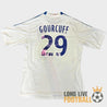 Maillot OL 2010-2011 domicile dos - Flocage officiel Yoann Gourcuff 29 avec logo LFP