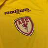 Blason brodé ASC et sponsor Madewis sur le maillot extérieur jaune de l’AS Cannes 2012-2013