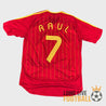 Maillot domicile Espagne Euro 2006, flocage officiel Raúl #7 au dos