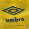 Logo Umbro brodé sur le maillot extérieur Everton 1990-1991 vintage