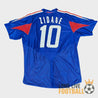Maillot domicile France Euro 2004 porté par Zidane, version officielle Adidas taille XL
