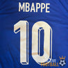 Flocage officiel Mbappé numéro 10 sur le dos du maillot France 2024