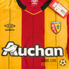 Sponsor Auchan sur le maillot 2017 2018 du RC Lens