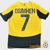Maillot vintage LOSC extérieur jaune 2019-2020 floqué Osimhen numéro 7