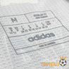 Étiquette de taille Adidas regular fit, taille M, maillot Manchester United 2024-2025