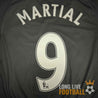 Flocage officiel MARTIAL 9 sur le maillot third Manchester United saison 2015-2016