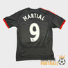 Dos du maillot third Manchester United 2015-2016 noir floqué MARTIAL 9