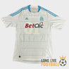 Face du maillot OM domicile 2010-2011 blanc sponsor Betclic floqué Gignac numéro 10