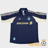 Face du maillot OM 1999-2000 sponsor Ericsson floqué Ravanelli numéro 11